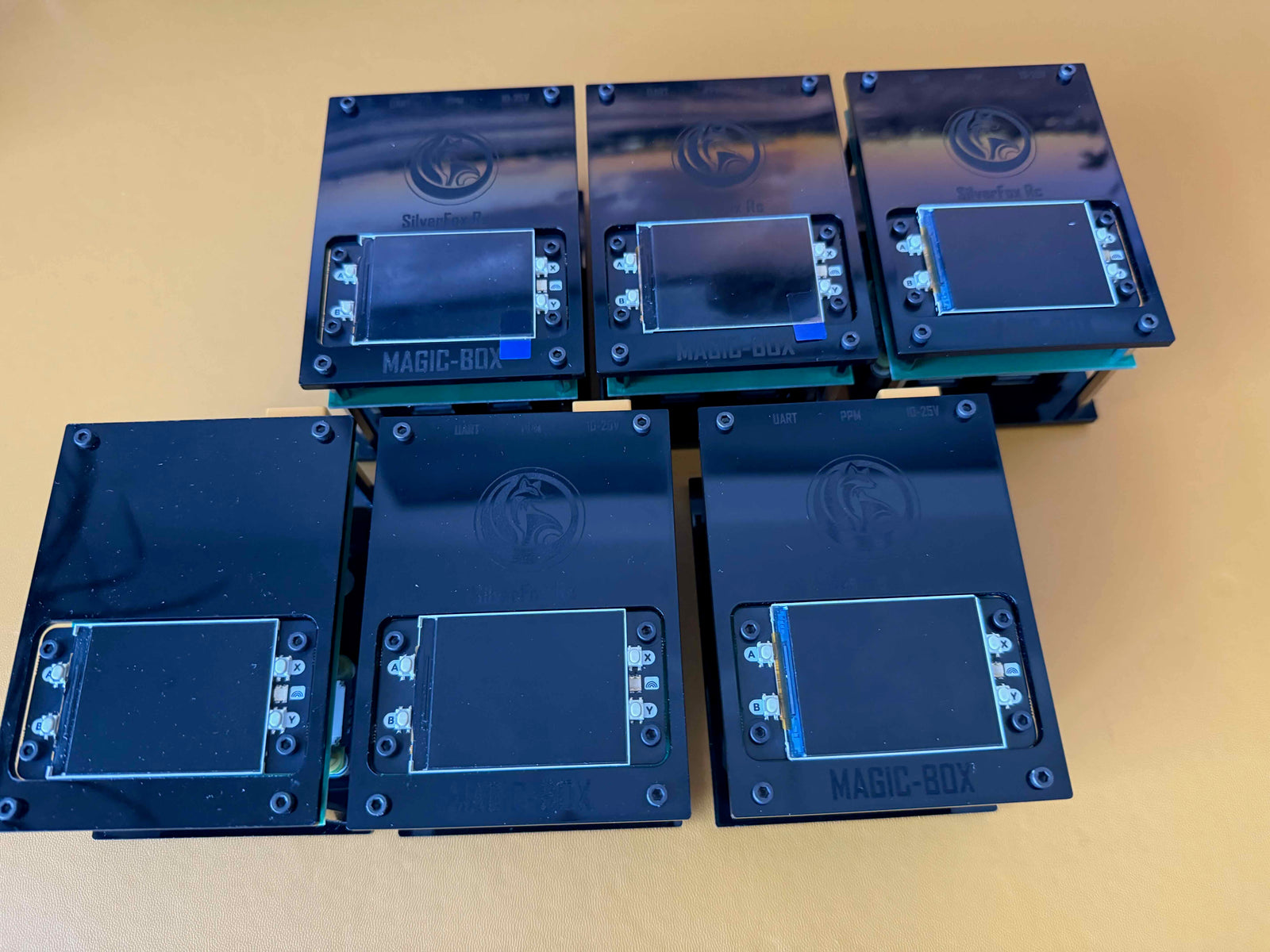 Magic Box — output ports and power connector